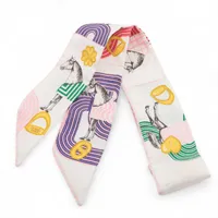 ❤未使用品❤ツイリー Garde Robe Pop Charms エルメス エルメス ツイリー GARDE-ROBE POP CHARMS ツイリー シルク グレー