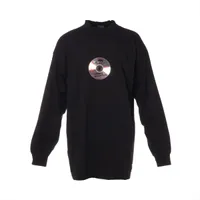 バレンシアガ 23 コットン Tシャツ S ユニセックス ブラック 764235 CD