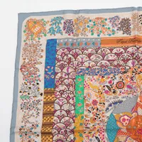 エルメス カレ90 Pique Fleuri de Provence プロヴァンスの花刺繍