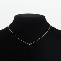 ティファニー バイザヤード 1P ダイヤ ネックレス 750(YG) 1.8g 0.21 H