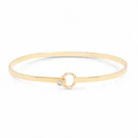 ティファニー ダブルフック ダイヤ ルビー ブレスレット 750(YG) 9.2g