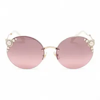 ジェントルモンスター サングラス 64□16 135 メタル×ラインストーン