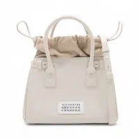 メゾンマルジェラ 5AC クロコ型押し×ハラコ 2WAYハンドバッグ ブラック