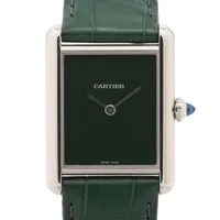 カルティエ タンク マストSM WSTA0042 SS✕革Qzシルバー文字盤 カルティエ タンク マスト SM WSTA0042 シルバー レディース 時計