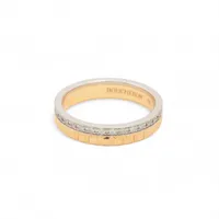 ブシュロン キャトル ラディアント ダイヤ ピアス 750(YG×WG) 5.3g