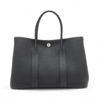 エルメス ガーデンパーティ30 TPM ネゴンダ ブラック シルバー金具 B:2023年