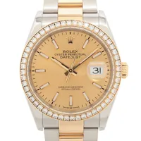 ロレックス デイトジャスト36 126283RBR SS×YG SS×YG AT シャンパン文字盤