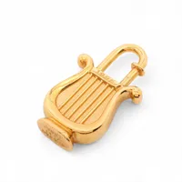 エルメス カデナ ハープ 1996 チャーム GP ゴールド A4028735｜中古