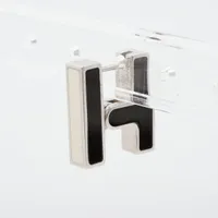 HERMES シルバー ピアスサボ　(片耳用) 希少☆ギフトにも】HERMES シングルピアス Sabot (HERMES/ピアス