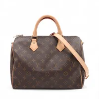 ヴィトン モノグラム スピーディバンドリエール30 M41112 ブラウン RFID反応あり