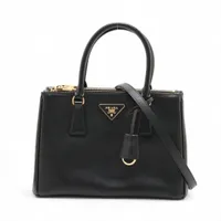 プラダ サフィアーノ 2MN077 レザー マネークリップ ブラック クリップ