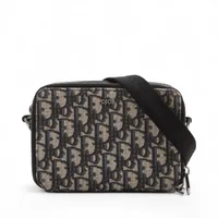 ディオール オブリーク マフラー カシミヤ ネイビー 25CDO309I093