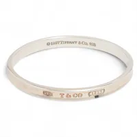 ティファニー ボーンカフ バングル ルテニウム ガンメタリック