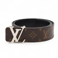 【未使用展示品】ルイヴィトン　クロコダイル　サンチュール　ベルト　ブラウン LOUIS VUITTON - 【未使用展示品】ルイヴィトン クロコダイル サン