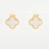 ヴァンクリーフ&アーペル スウィートアルハンブラ シェル ピアス 750