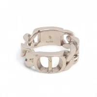 クリスチャンディオール CD Navy CDネイビー リング S GP×ライン