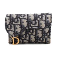 ディオール オブリーク スカーフ シルク ネイビー バイザー