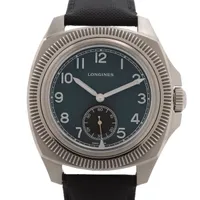 ロンジン パイロット マジェティック パイオニアエディション L2.838.1.53.2 TI TI×ナイロン AT 黒文字盤