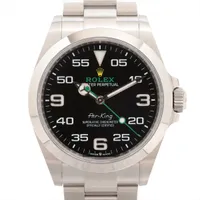 ロレックス エアキング 126900 SS SS AT 黒文字盤