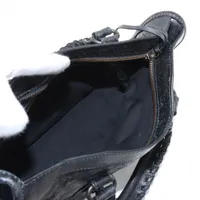 Balenciaga Le City Small Leather 2 Way Handbag Black 811442
