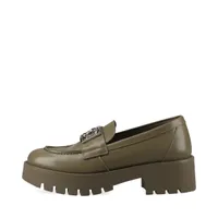 シャネル ココマーク ターンロック レザー ローファー 38C レディース