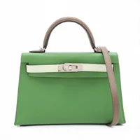 ケリー エルメス ケリー25 トリコロール ヴォーエプソン ヴェールフィズ