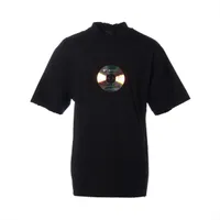 バレンシアガ 23 コットン Tシャツ S ユニセックス ブラック 764235 CD