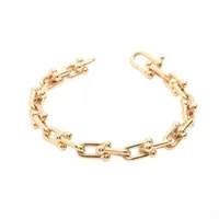 ティファニー オープンハート 5P ブレスレット 18K(YG) 3.7g 引き輪