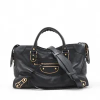 バレンシアガ ザ・サンデー レザー トートバッグ ピンク 228750 ミラー