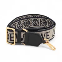 ロエベ ショルダーストラップ レザー ブラック A3077418｜中古ブランド