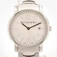 ブルガリ ソロテンポ ST35S SS SS QZ シルバー文字盤 A4033829｜中古