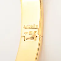 未使用　エルメス クリックHファン バングル　ゴールド エルメス クリックHバングル ファン バングル GP ブルー×ゴールド