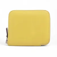 エルメス パドック シェブルミゾル コインケース ブルー シルバー金具