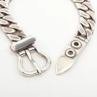 エルメス ブックルセリエ ブレスレット 925 74.7g シルバー A4034797