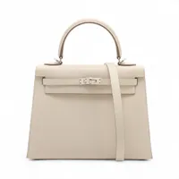 エルメス ケリー25 セリエ ヴォーエプソン グリミスティ シルバー金具