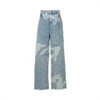 LOUIS VUITTON ルイヴィトン 22SS LVスクエアードワークロングパンツ RM221M H77 HMP06W ネイビー Louis Vuitton x NIGO Virgil Abloh period 22SS Cotton Denim Pants