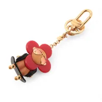 ロエベ×スタジオジブリ チャーム レザー レッド×オレンジ ハウルの動く