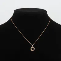 カルティエ ベビートリニティ 1P ダイヤ ネックレス 750(YG×PG×WG) 3.1