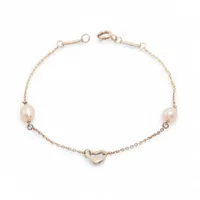 ティファニー バイザヤード 3P ダイヤ ブレスレット 750(YG) 1.2g 直径