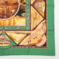 確実正規品 エルメス カレ90 スカーフ タムタムの音に合わせて