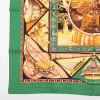 エルメス カレ90 シルク スカーフ Au Son du Tam Tam エルメス カレ90 Au Son du Tam Tam タムタムの音に合わせて スカーフ