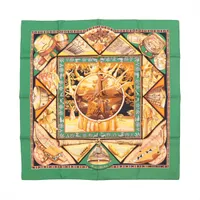 エルメス カレ90 PERLES DU KENYA ケニアの真珠 スカーフ シルク