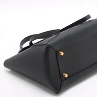 セリーヌ ベルトバッグ ミニ レザー 2WAYハンドバッグ ブラック