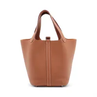 エルメス ピコタンロック18 PM トリヨンクレマンス ゴールド シルバー