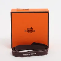 エルメス エマイユPM バングル GP ブルー A4036366｜中古ブランド品