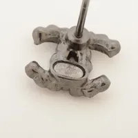 シャネル ココマーク A20S ピアス(両耳用) GP×ラインストーン