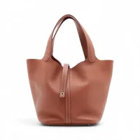 エルメス ピコタンロック22 MM トリヨンクレマンス ゴールド シルバー金具 W:2024年