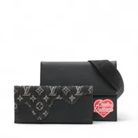 ルイヴィトン モノグラム トリオポーチ LV×NIGOコラボ 黒 M81013 ヴィトン×NIGO モノグラム ドリップ トリオポーチ M81013 ブラック