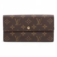 ヴィトン モノグラム ポルトフォイユサラ M81477 ブラック×ピンク