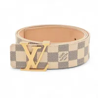 ヴィトン M9578 サンチュール クチュール ベルト レザー ブラック